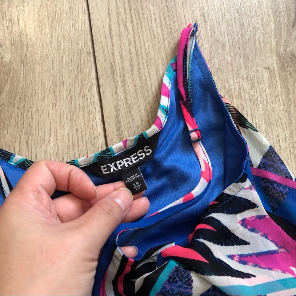 Express Geometric Pattern Dress - image 6